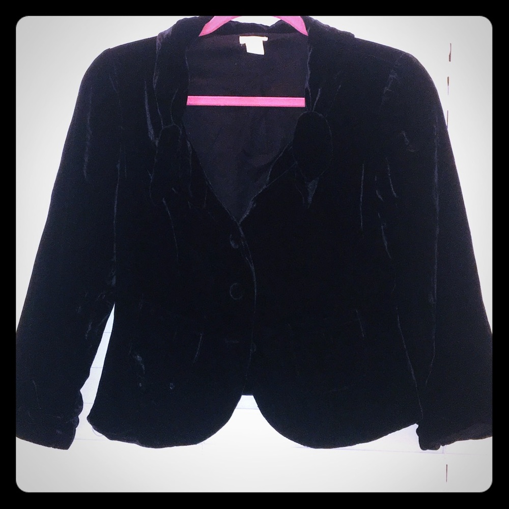 Velvet black jacket